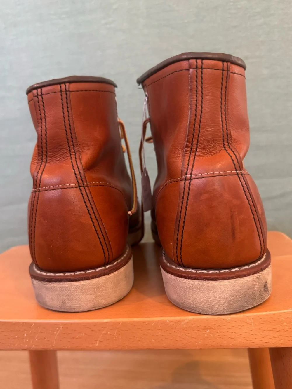 Red Wing Moc Toe Leather Boots